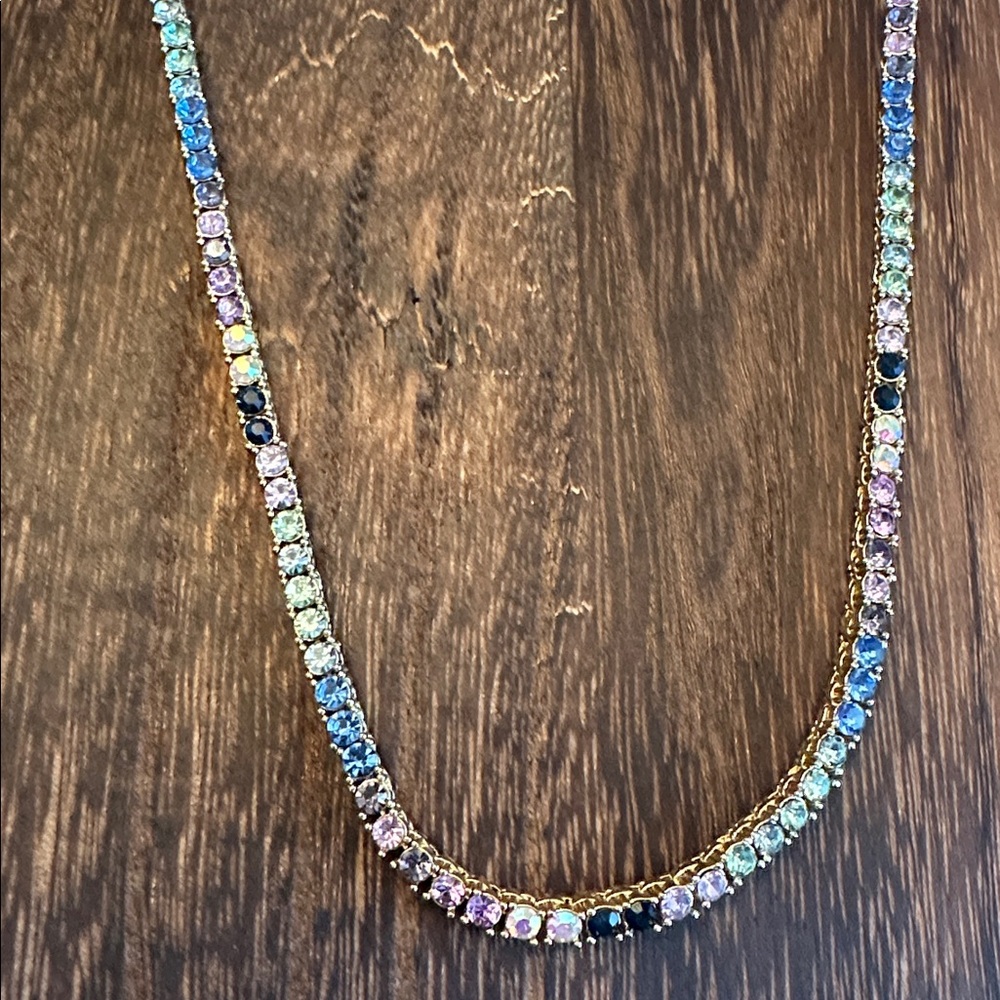 Baublebar Bennett Multicolor Classic Tennis Necklace - Picture 3 of 10